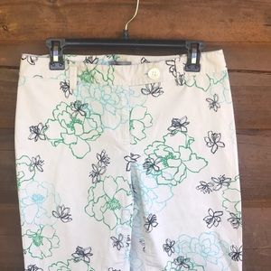 Ann Taylor Floral Capris